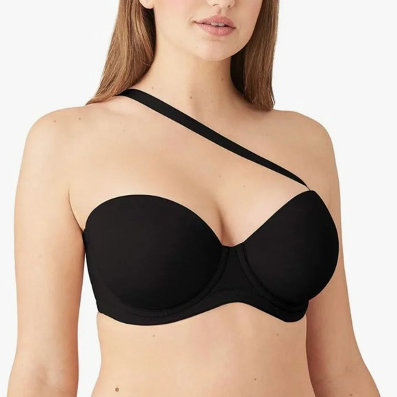 NWT Wacoal Women's Red Carpet Strapless Convertible Bra, black - Picture 2 of 5